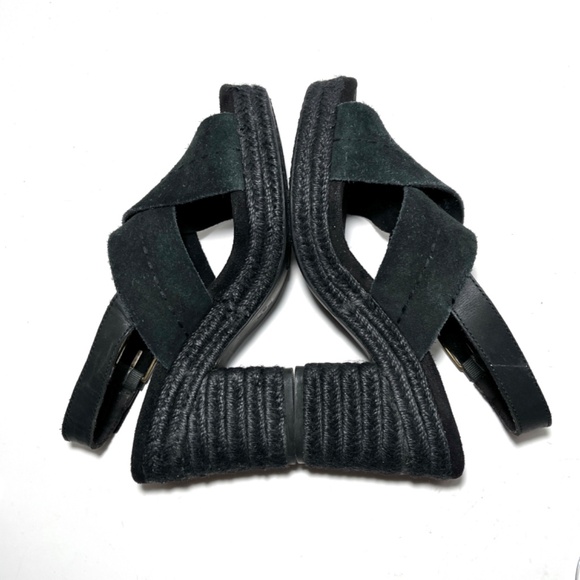 Toms Ibiza Black Platform Slingback Sandals - Picture 4 of 9